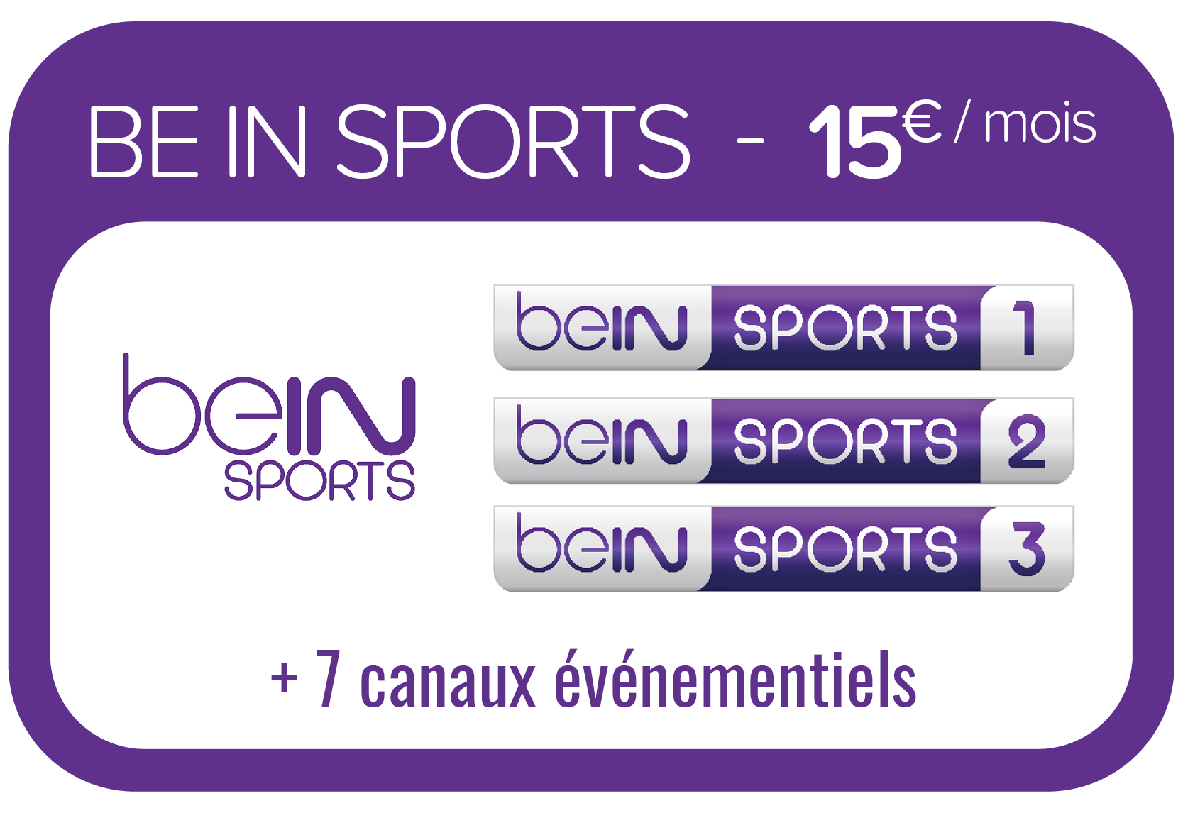 pack thématique bein sports tv cable offre soréa maurienne