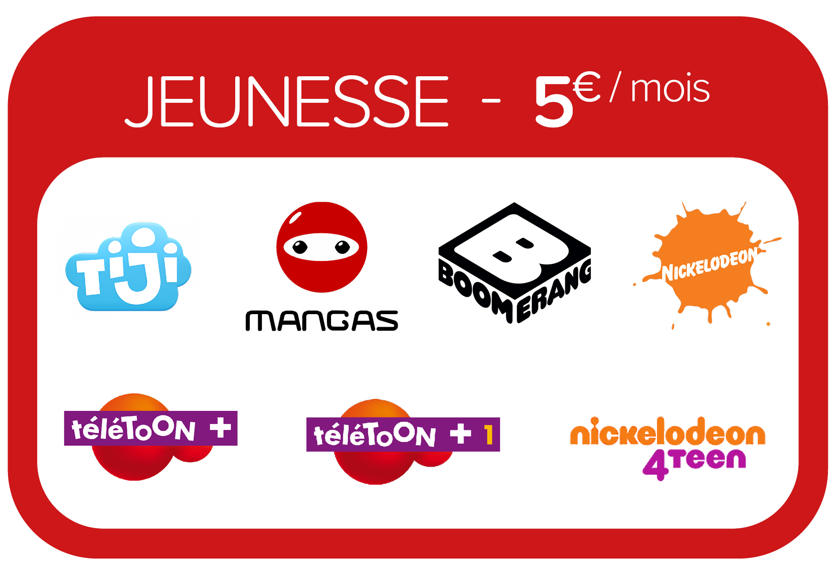 Jeunesse pack thématique jeunesse tv cable offre soréa maurienne