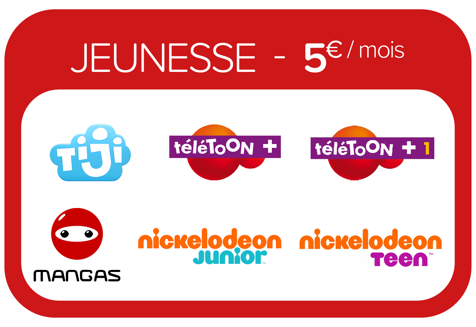 Jeunesse pack thématique jeunesse tv cable offre soréa maurienne