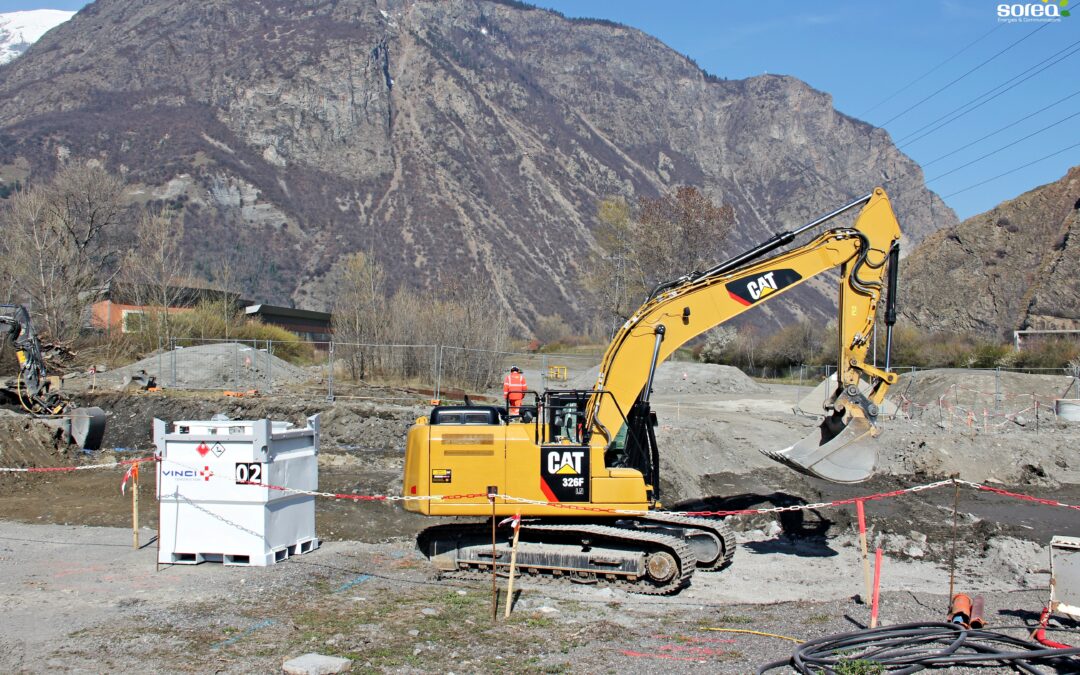 Chantier Poste Source Saint Jean de Maurienne